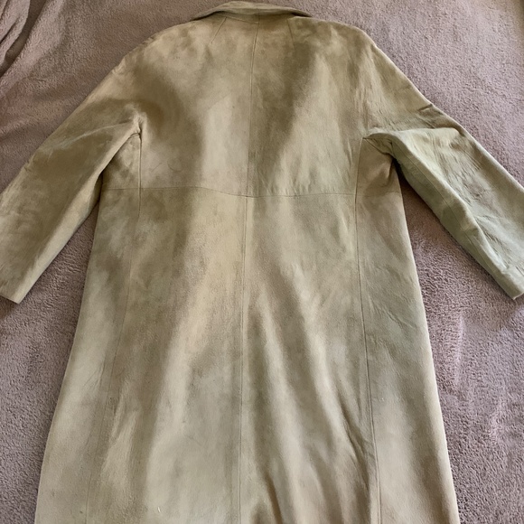 Vintage long camel suede coat - Picture 8 of 8